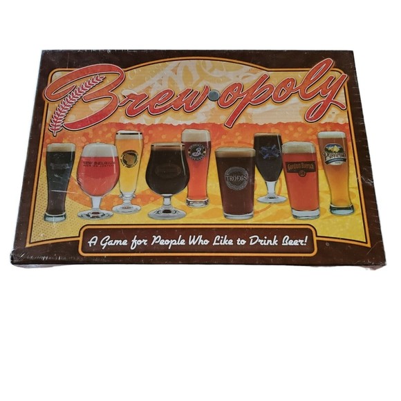 Other Brewopoly Monopoly Beer Themed Board Game Sealed 2 To 6 Players